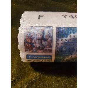 Diamond Painting Kit Snowman Christmas Winter Scene 40x40cm DIY Art Craft